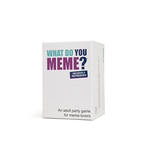 WHAT DO YOU MEME? Core Game (Original Version) – The Hilarious Adult Party Game for Meme Lovers