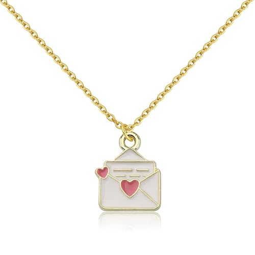 Pronature Inspired Email Charm Necklace Album Merch Jewelry Accessories for Women Fans Costume Outfit Dress Decor