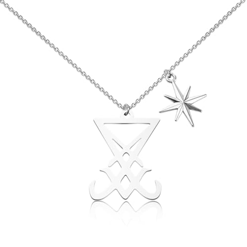 MAOFAED Luciferian Gift， TV Show Inspired Gift, Fandom Gift, Fan Club Gift, Necklace for Women, Bestie, Best Friend, Wife