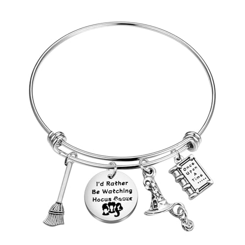 ENSIANTH Wizard Movie Inspired Gift I'd Rather Be Watching Movie Fans Bracelet Halloween jewelry (Ho Bracelet)