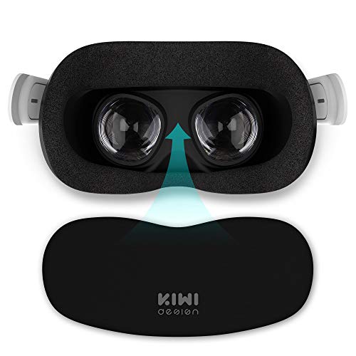 KIWI design Lens Protector Compatible with Quest 2 Accessories, Lens Cover Compatible with Quest 2, Quest 1, Rift S, Valve Index, Pico 4 and HP Reverb G2 (Basic)