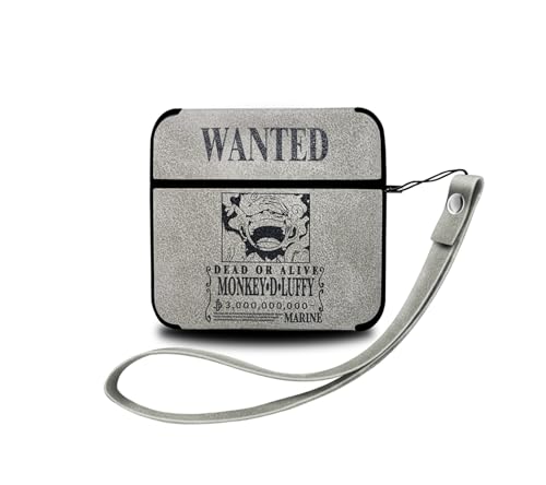 Compatible with AirPods 4 Case 2024, Cute Cartoon Character 3D Anime Element Wanted Poster Kawaii Fashion Air pod Case 4th Generation with Keychain for Men Women Boys Girls Teens (Generation 4)