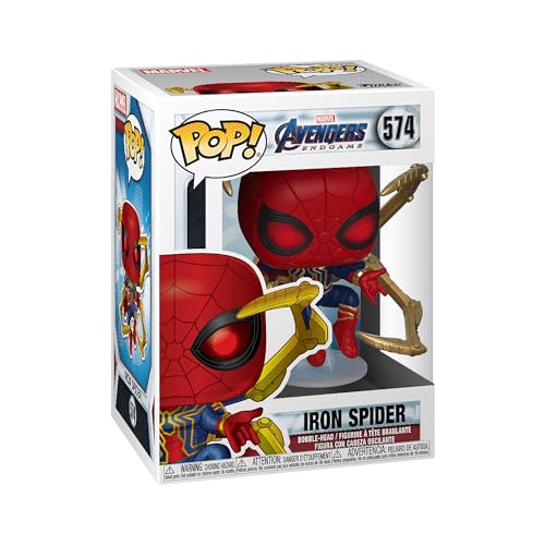 Funko Pop Marvel: Avengers Endgame - Iron Spider with Nano Gauntlet - Collectable Vinyl Figure - Gift Idea - Official Merchandise - Toys for Kids & Adults - Superheroes Fans