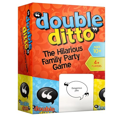 Inspiration Play Double Ditto - a Hilarious Award-Winning Family Party Game for 4-20 Players (Ages 8 and up)