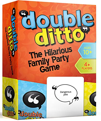 Inspiration Play Double Ditto - a Hilarious Award-Winning Family Party Game for 4-20 Players (Ages 8 and up)