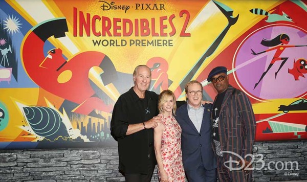 Craig T. Nelson, Holly Hunter, Brad Bird, Samuel L. Jackson