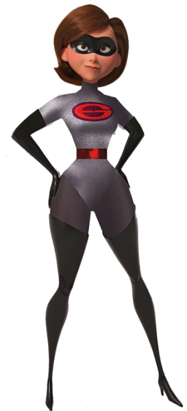 Elastigirl in red and grey costume