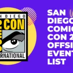 San Diego Comic Con 2019 Offsite Events List