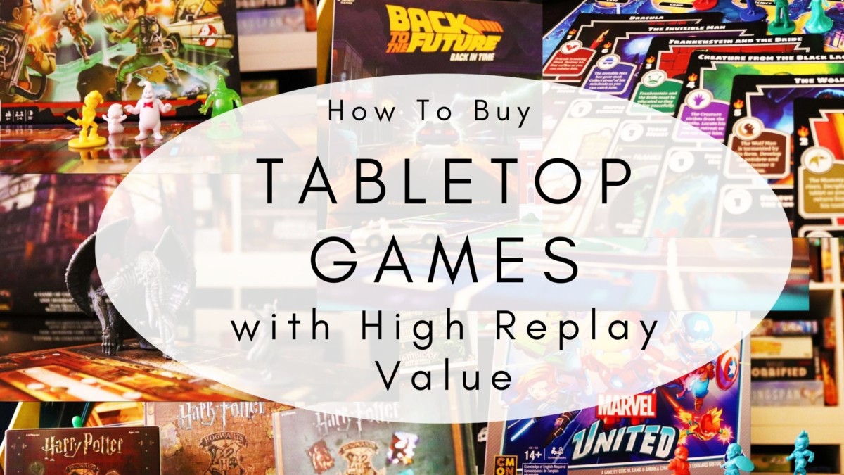 Blue and White Abstract Technology Blog Banner 1 - 10 Tips On How To Buy Tabletop Games with High Replay Value