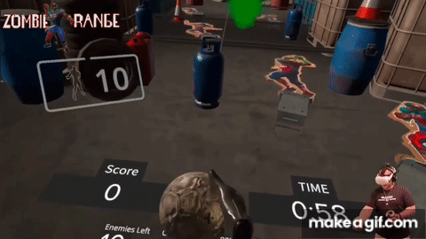 COMING SOON To The Quest 2: Simple, Clean, and Fun VR DODGEBALL//Zombie Range - Quest 2 Gameplay