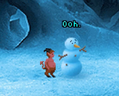 Snowman - Azazel's Christmas Fable Review - Holiday Adventure Game