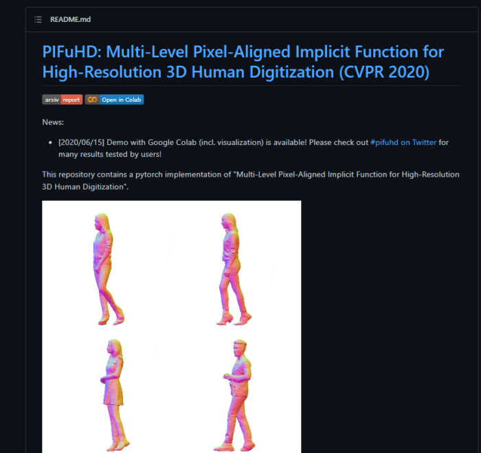 PIFUHD - How to Convert an AI 2D Image to a 3D VR-Ready Model