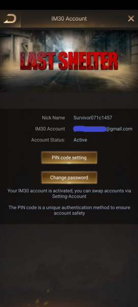 resetpasswordLastShelter - How to Create a Farm Account in Last Shelter Survival