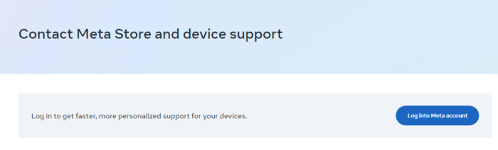 Login Meta Support