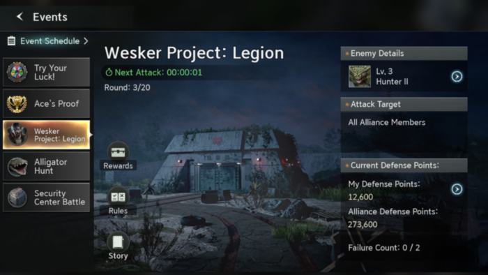 Screenshot 2025.12.11 17.03.08.634 - Resident Evil: Survival Unit Wesker Project: Legion Event Guide