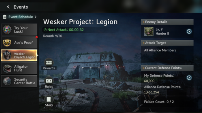 Screenshot 2025.12.11 17.08.41.734 - Resident Evil: Survival Unit Wesker Project: Legion Event Guide