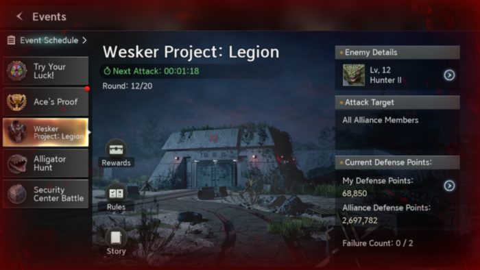 Screenshot 2025.12.11 17.14.27.867 - Resident Evil: Survival Unit Wesker Project: Legion Event Guide