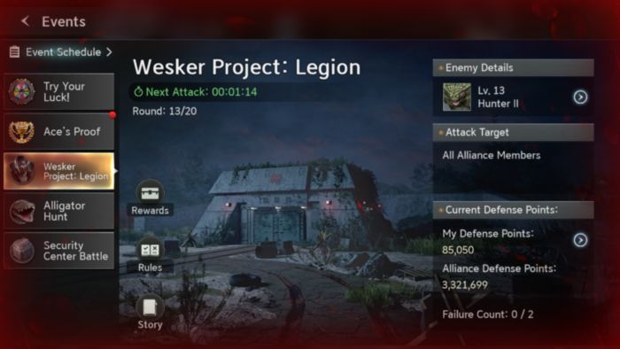 Screenshot 2025.12.11 17.16.02.834 - Resident Evil: Survival Unit Wesker Project: Legion Event Guide