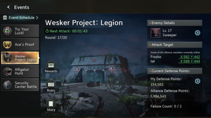 Screenshot 2025.12.11 17.23.34.851 - Resident Evil: Survival Unit Wesker Project: Legion Event Guide