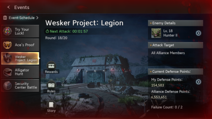 Screenshot 2025.12.11 17.25.20.534 - Resident Evil: Survival Unit Wesker Project: Legion Event Guide