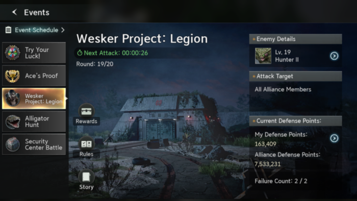 Screenshot 2025.12.11 17.27.51.351 - Resident Evil: Survival Unit Wesker Project: Legion Event Guide